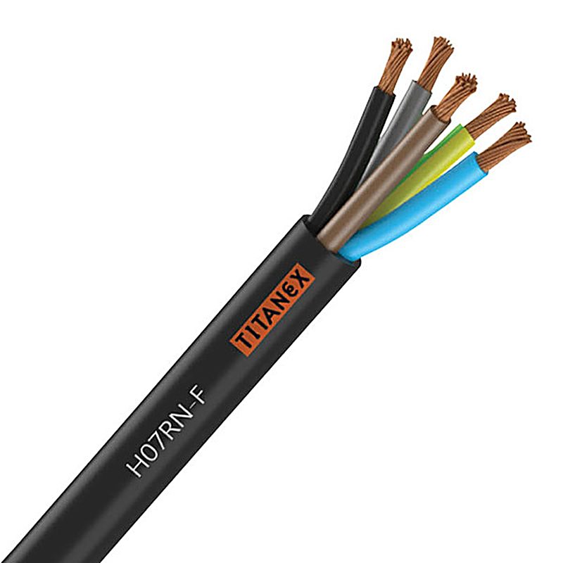 16mm 5 Core Rubber Power Cable 50m H07RN-F by TitanEx
