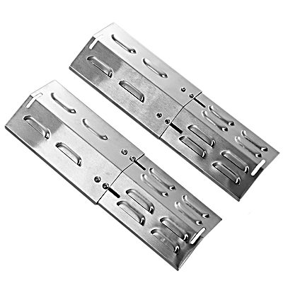 Adjustable Gas BBQ Flame Tamer - Twin Pack
