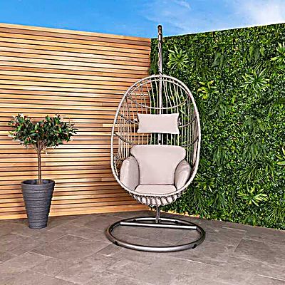 Egg Shaped Rattan Swing Chair
