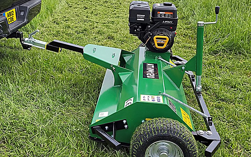 Charles Bentley Lifan 18HP Petrol Powered ATV Flail Mower 1.2m Cutting Width