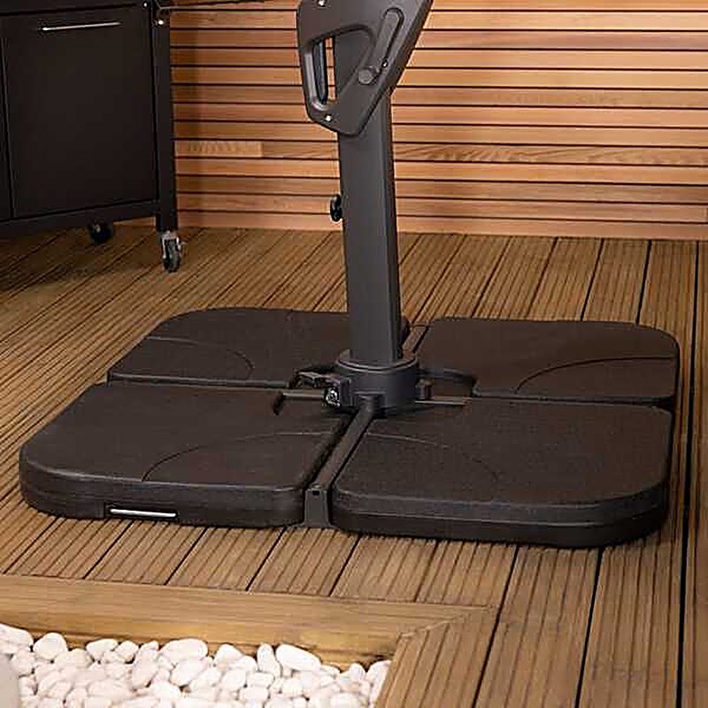 2 Segment Premium Concrete Parasol Base - 25kg per segment