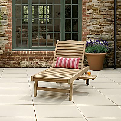 Teak Sun Lounger