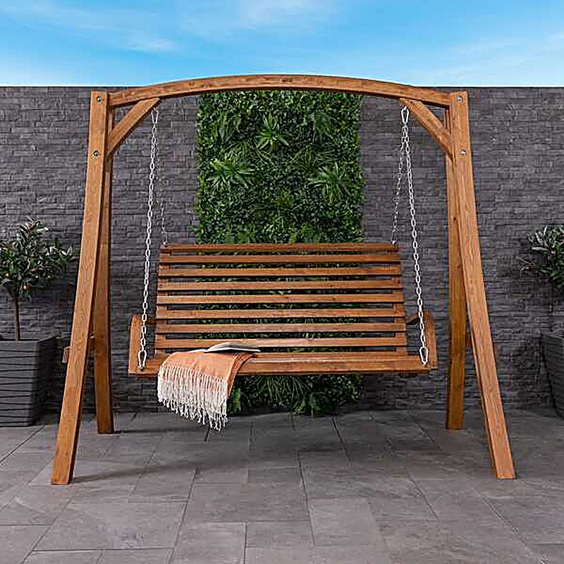 Garden Wooden Swing Seat