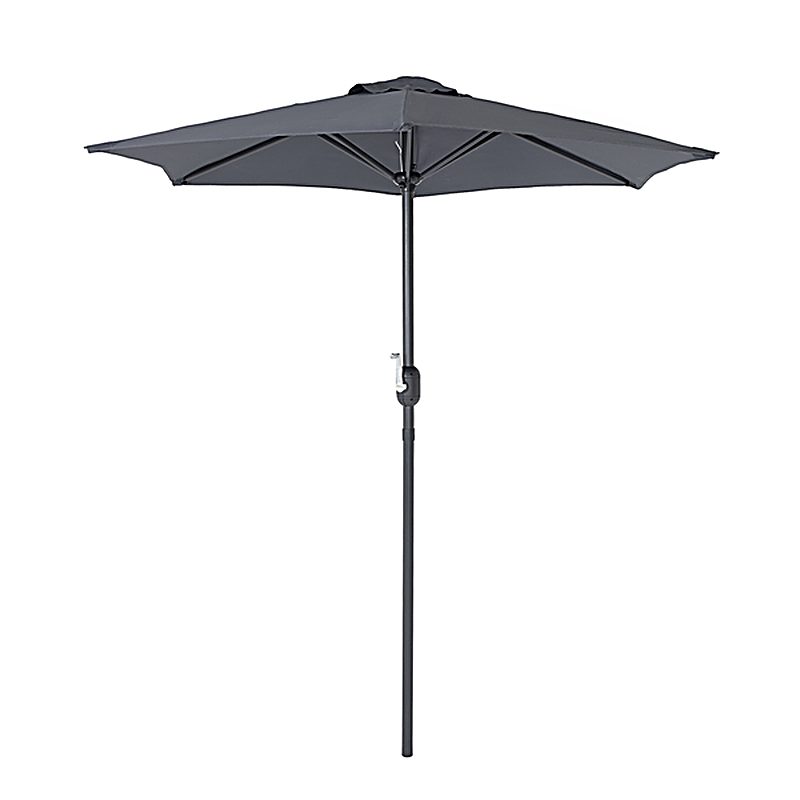 2m Patio Market Garden Parasol Grey