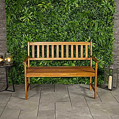 FSC&#174; Certified Acacia Wooden 2 Seater Bench