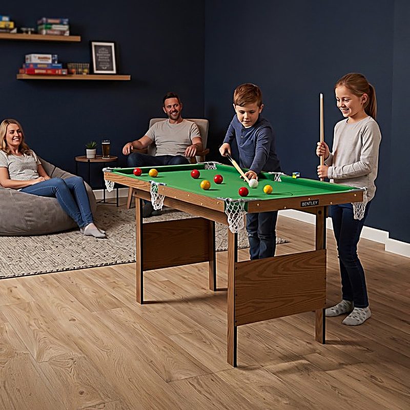 Junior 4ft Pool Table Green