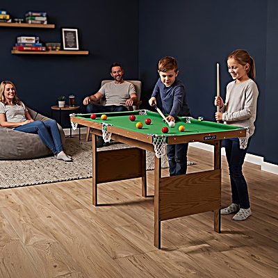 Junior 4ft Pool Table Green
