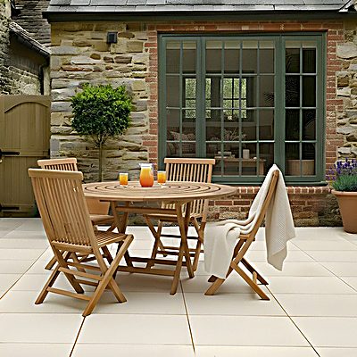 Teak Folding Chairs - Set Of 2